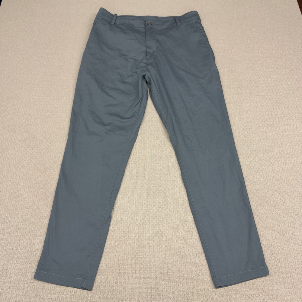 Birddogs Pants Mens 32x28 Blue Lined Boomstick Chino Performance Stretch